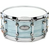 Pearl Music City Custom Masters Maple Reserve Snare Drum - 6.5 x 14-inch - Ice Blue Oyster