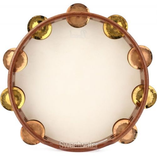  Pearl Orchestral Tambourine - 10 inch, Beryllium Copper and Brass