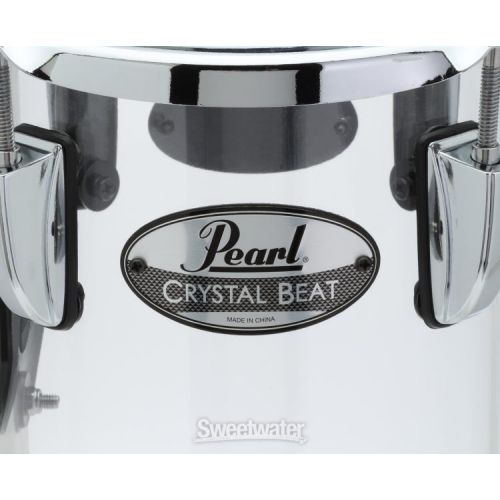  Pearl Crystal Beat Rocket Tom - 6 x 18 inch - Ultra Clear