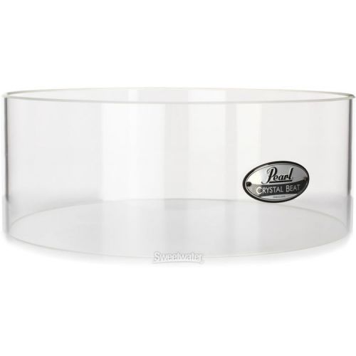  Pearl Crystal Beat Free Floating Snare Drum Shell - 6.5 x 14-inch - Ultra Clear