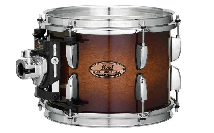  Pearl Session Studio Select Series 4-piece Shell Pack - Gloss Barnwood Brown