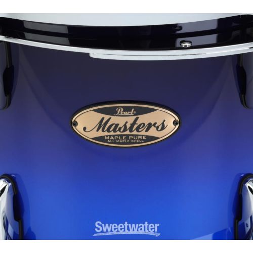  Pearl Masters Maple Pure Tom with GyroLock Mount - 9 x 13 inch - Kobalt Blue Fade Metallic