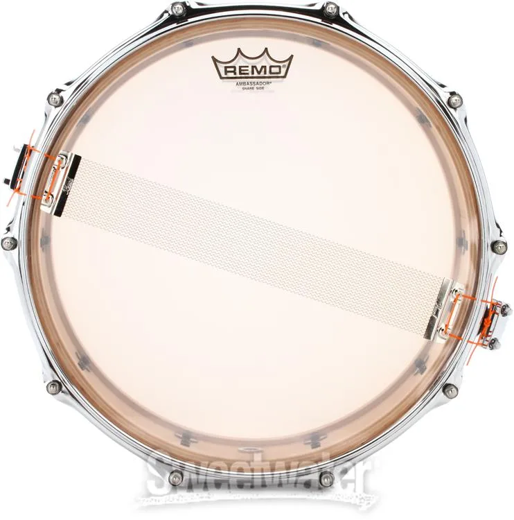  Pearl Music City Custom Master's Maple Reserve Snare Drum - 14 x 6.5-inch - Mirror Chrome