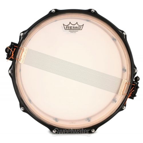  Pearl Masterworks Urban Snare Drum - 6.5 inch x 14 inch, Zebra Print over White Sparkle