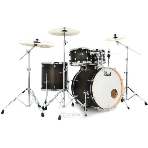  Pearl Decade Maple DMP925SP/C 5-piece Shell Pack with Snare Drum - Satin Black Burst