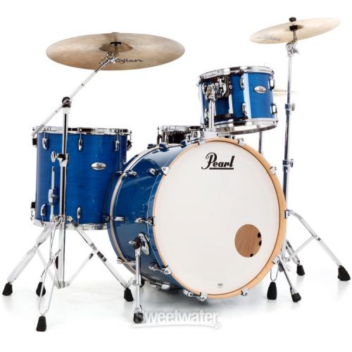  Pearl Professional Maple 3-piece Shell Pack - Sheer Blue