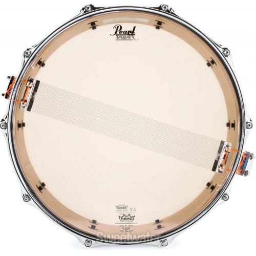  Pearl Masters Maple Complete Snare Drum - 6.5 x 14-inch - Chrome Contrail Metallic Lacquer