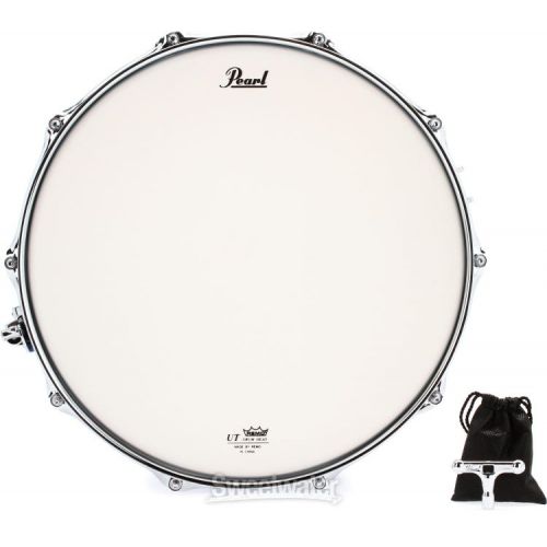  Pearl Masters Maple Complete Snare Drum - 6.5 x 14-inch - Chrome Contrail Metallic Lacquer