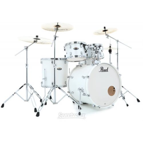  Pearl Decade Maple DMP925SP/C 5-piece Shell Pack with Snare Drum - White Satin Pearl