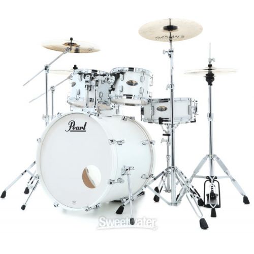  Pearl Decade Maple DMP925SP/C 5-piece Shell Pack with Snare Drum - White Satin Pearl