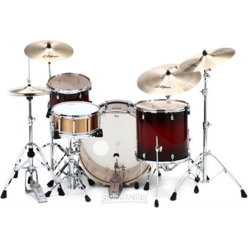  Pearl Decade Maple DMP943XP/C 3-piece Shell Pack - Gloss Deep Red Burst