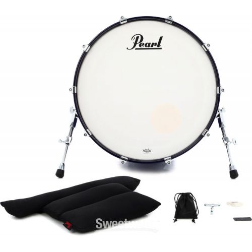  Pearl Masters Maple Pure Bass Drum - 14 x 24 inch - Kobalt Blue Fade Metallic