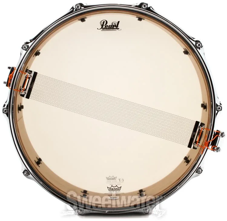  Pearl Masters Maple Complete Snare Drum - 5.5 x 14-inch - Natural Banded Redburst