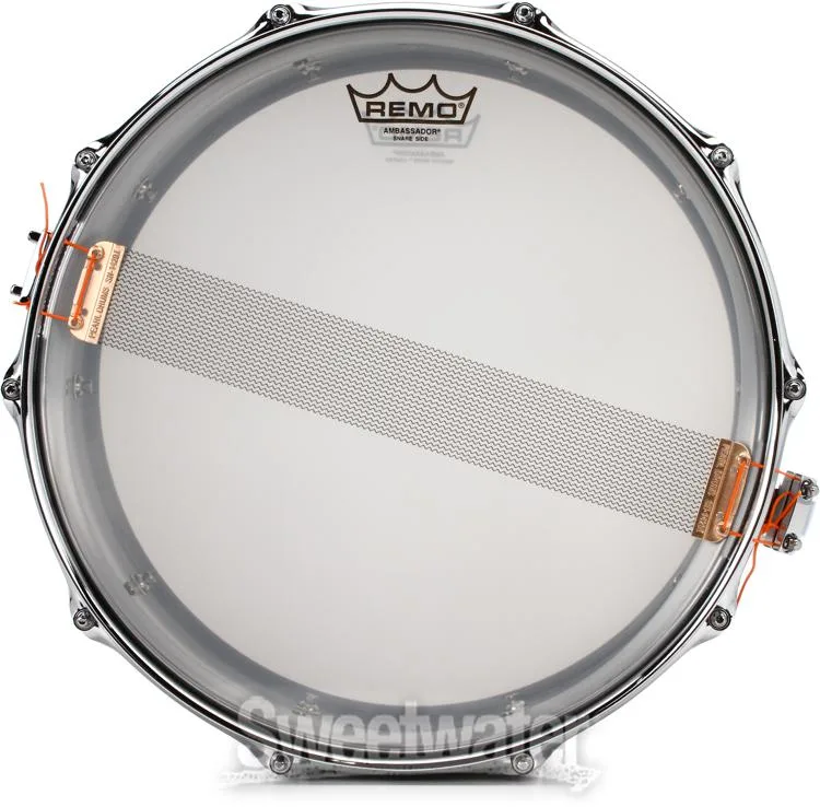  Pearl Sensitone Heritage Aluminum Alloy Snare Drum - 6.5 x 14-inch - Brushed