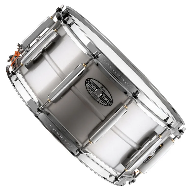  Pearl Sensitone Heritage Aluminum Alloy Snare Drum - 6.5 x 14-inch - Brushed