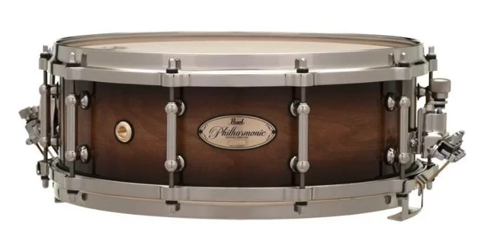  Pearl Philharmonic Snare Drum 5-inch x 14-inch - Gloss Barnwood Brown