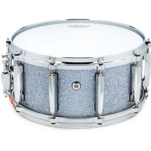  Pearl Masters Maple Gum Snare Drum - 6.5 x 14-inch - Crystal Rain