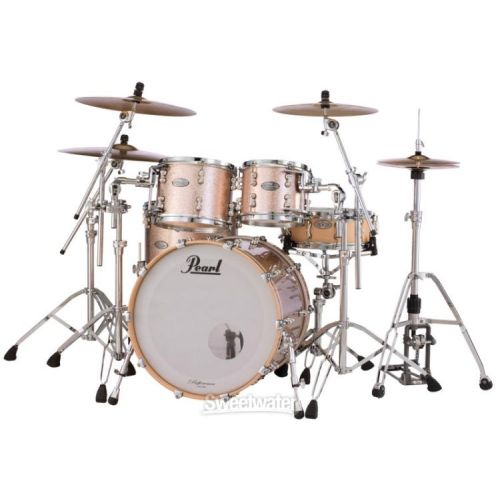  Pearl Music City Custom Reference Pure RFP422/C 4-piece Shell Pack - Bright Champagne Sparkle