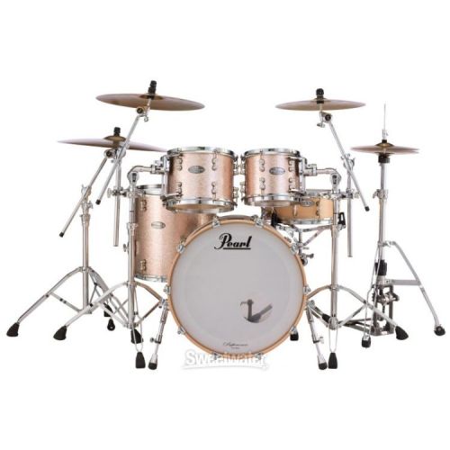  Pearl Music City Custom Reference Pure RFP422/C 4-piece Shell Pack - Bright Champagne Sparkle