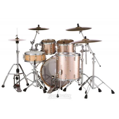  Pearl Music City Custom Reference Pure RFP422/C 4-piece Shell Pack - Bright Champagne Sparkle