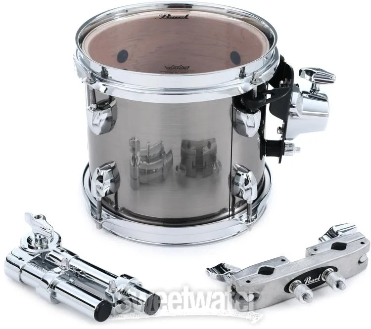  Pearl Export EXX Mounted Tom Add-on Pack - 7 x 8 inch - Smokey Chrome