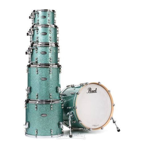  Pearl Music City Custom Reference Pure RFP622/C 6-piece Shell Pack - Turquoise Glass