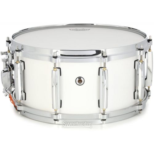  Pearl Masters Maple Snare Drum - 6.5 x 14-inch - Arctic White