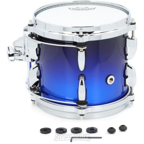  Pearl Masters Maple Pure Tom with GyroLock Mount - 7 x 8 inch - Kobalt Blue Fade Metallic