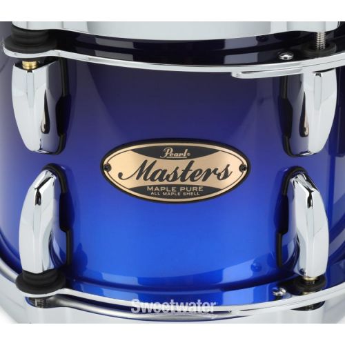  Pearl Masters Maple Pure Tom with GyroLock Mount - 7 x 8 inch - Kobalt Blue Fade Metallic