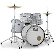 Pearl Roadshow RS505C/C 5-piece Complete Drum Set with Cymbals - Pure White