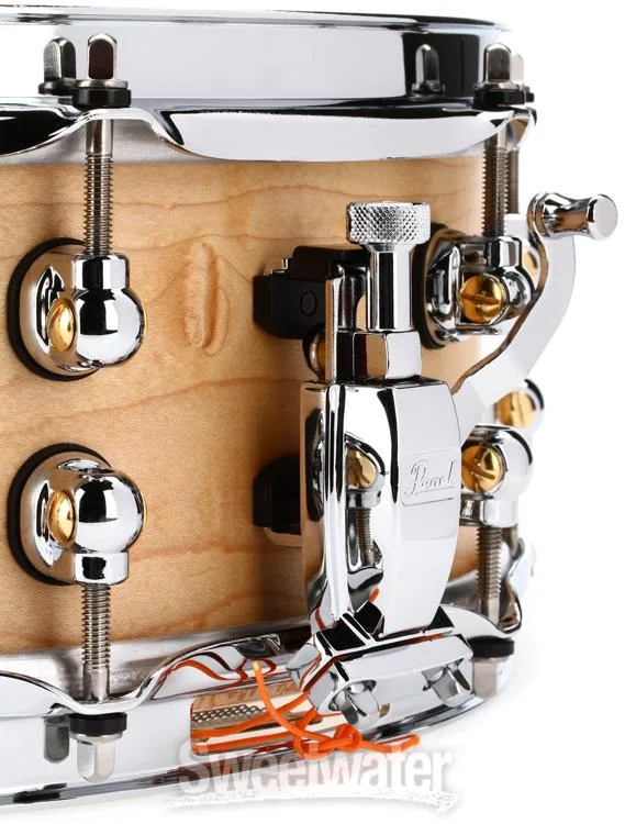  Pearl Music City Custom Solid Maple Snare Drum - 5 x 14-inch - Natural Hand-Rubbed Finish