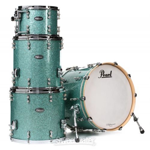  Pearl Music City Custom Reference Pure RFP422R/C 4-piece Shell Pack - Turquoise Glass