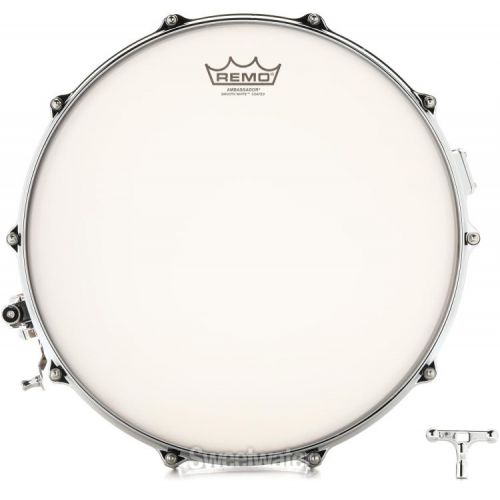  Pearl Masters Maple Pure Snare Drum - 5 x-14 inch - Natural Maple