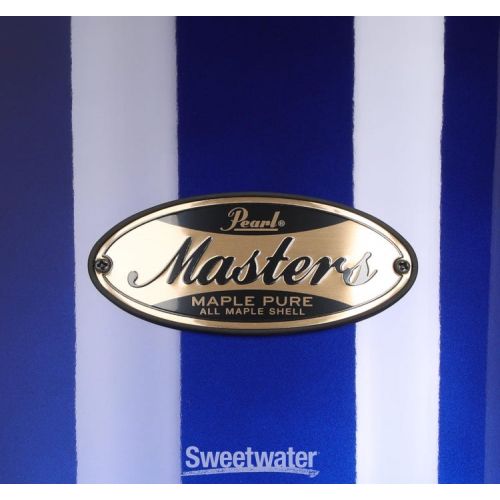  Pearl Masters Maple Pure Floor Tom - 16 x 16 inch - Kobalt Blue Fade Metallic