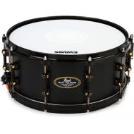 Pearl Matt Halpern Signature Snare Drum - 6 x 14-inch - Black Powder-coat