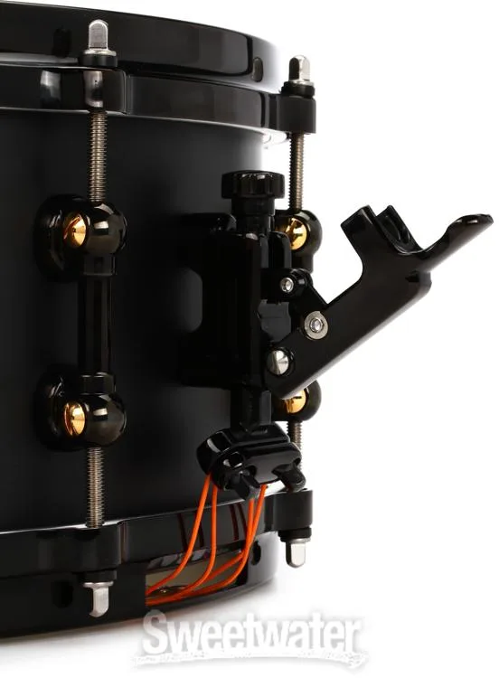  Pearl Matt Halpern Signature Snare Drum - 6 x 14-inch - Black Powder-coat