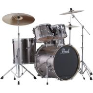 Pearl EXX725S/C 5-Piece Export New Fusion Drum Set with Hardware - Smokey Chrome