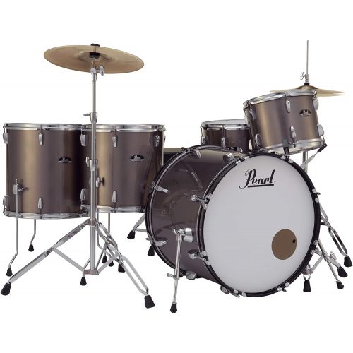  Pearl Roadshow RS525WFC/C707 5-Piece Drum Set, Bronze Metallic