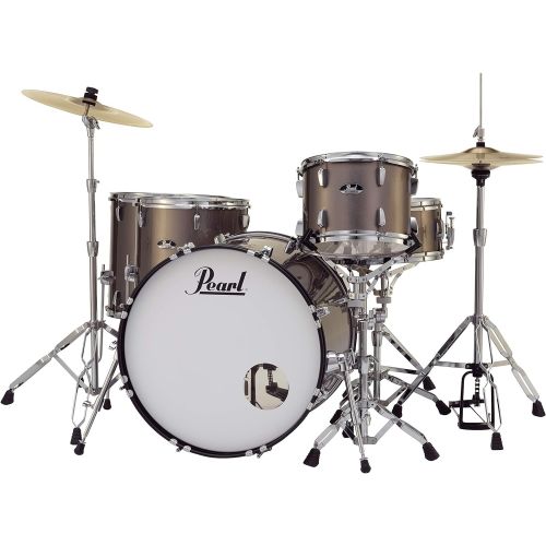  Pearl Roadshow RS525WFC/C707 5-Piece Drum Set, Bronze Metallic