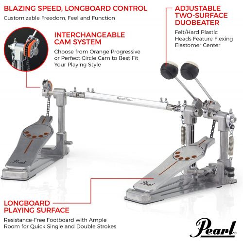  Pearl P932 Demonator Right Footed Single Chain with Interchangeable Cam Powershifter