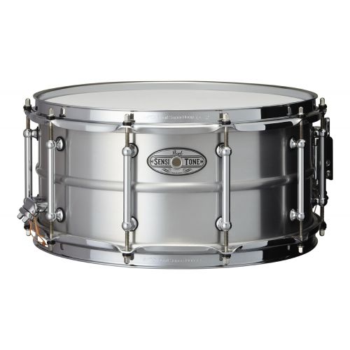  Pearl STA1465AL 14 x 6.5 Inches Sensitone Snare Drum - Beaded Seamless Aluminum