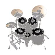 Pearl RP50 Rubber Disk Set for Drum Set (12, 13, 14, 16-inch, Bass Drum)