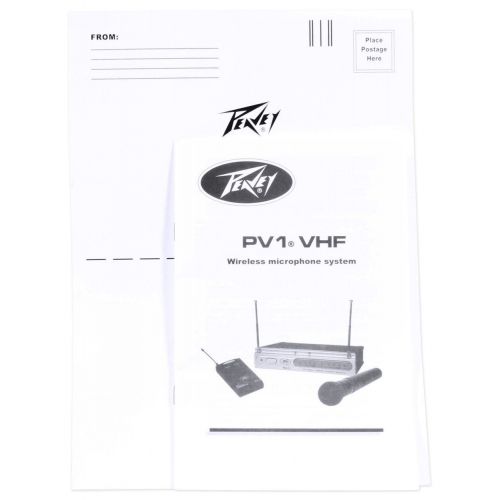  Peavey Headset Wireless System 214.500MHZ - VHF