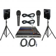 Peavey},description:This solid recording package deal includes:One Peavey XR1212P Powered Mixer (model 03513720)Two Peavey PR 15 Loudspeakers (model 00583910)Two Audio-Technica M40