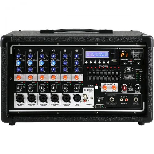  Peavey},description:The Peavey PVi 6500 is a revolutionary all-in-one powered mixer with everything a musician needs: six combination XLR and 14 inputs using Peaveys award-winning