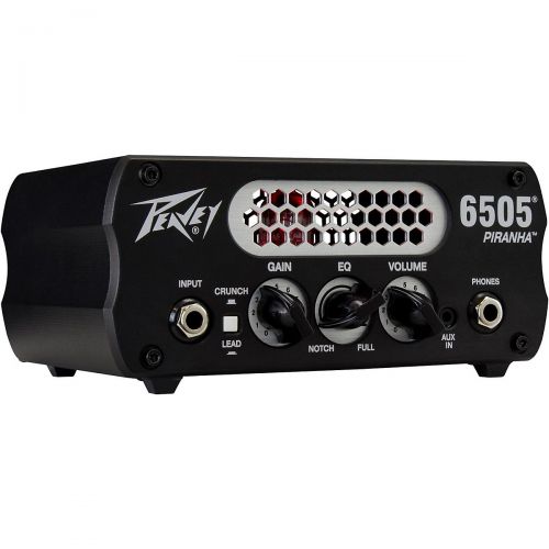  Peavey},description:Powerful and portable, the Peavey 6505 Piranha follows in the footsteps of the popular 6505 MH mini head by packing high-gain tones into an even smaller, 20W tu