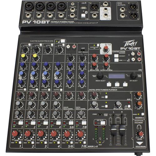  Peavey PV 10 BT Mixing Console with Bluetooth