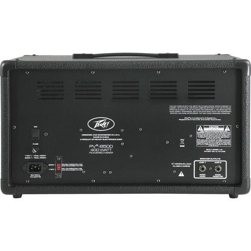  Peavey PVi 8500 400W 8-Channel Mixer/Amplifier with FX and Bluetooth