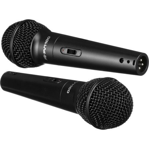  Peavey PVi 100 Dynamic Cardioid Microphone (2-Pack)