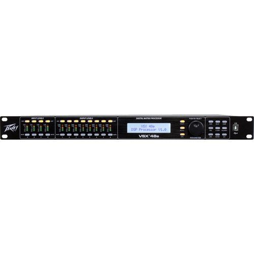  Peavey VSX 48e Programmable Loudspeaker Management System (1 RU, 4 Inputs, 8 Outputs)